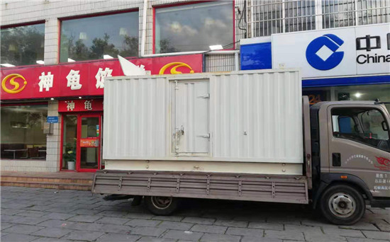 龙江镇出租发电机施工案例